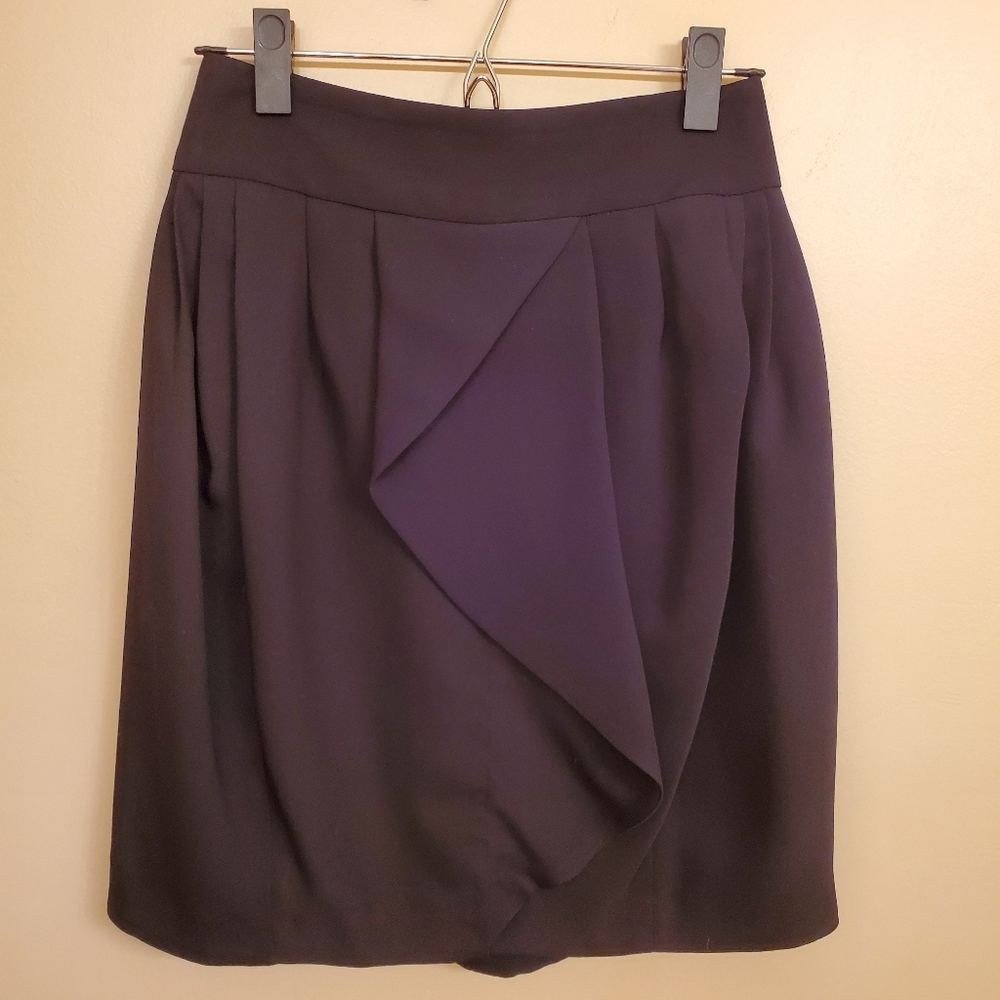 ZARA black tulip mini skirt SIZE S